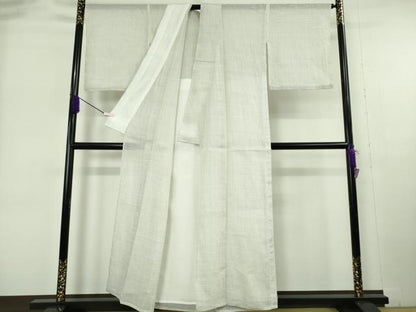 平和屋本店＊極上　夏物　古代越後上布　蚊絣　芋麻　逸品　未使用　DZAB6197kh6