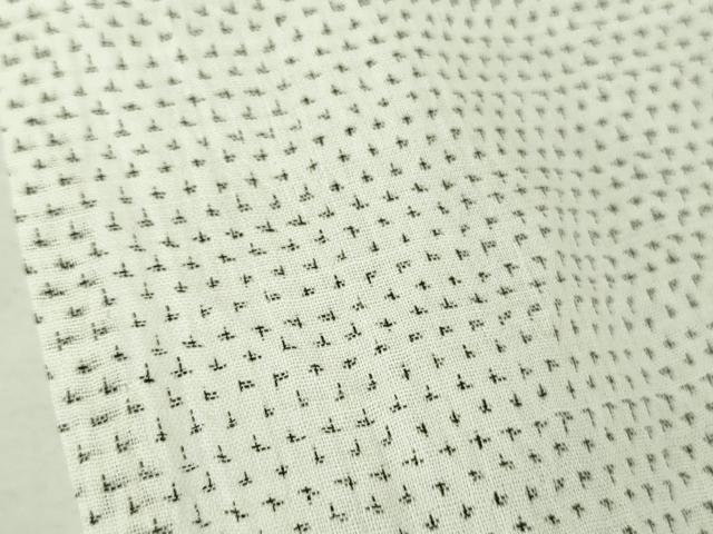 平和屋本店＊極上　夏物　古代越後上布　蚊絣　芋麻　逸品　未使用　DZAB6197kh6