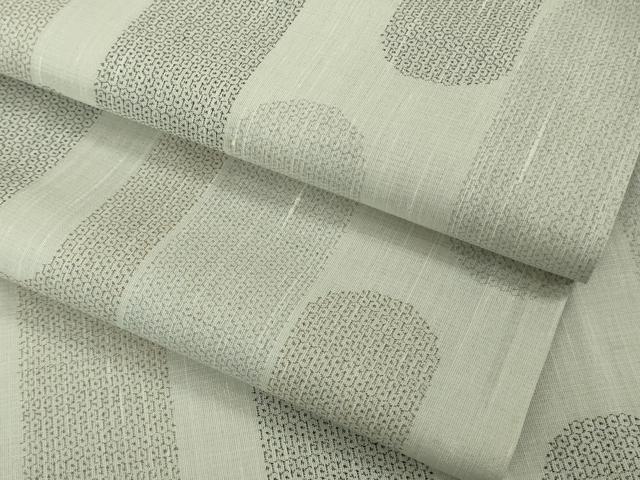 平和屋着物＊極上 夏物 結城紬 夏結城 100亀甲 壺垂れ 白練色地 逸品 DZAB6199kh6