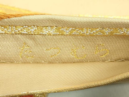 平和屋本店●極上　龍村美術織物　たつむら　六通柄　本袋帯　宝鼓瑞兆錦　金糸　逸品　DZAB6204kh6