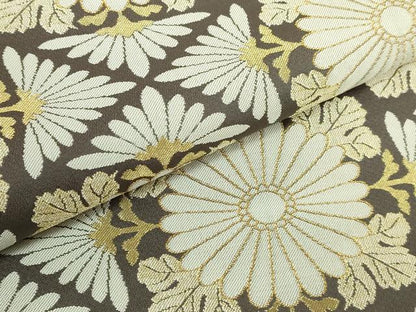 平和屋本店●最高級　人間国宝　北村武資　煌彩錦　六通柄袋帯　菊紋　金糸　逸品　DZAB6207kh6