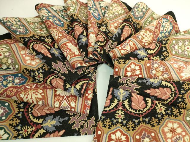 平和屋本店●極上　中国三大刺繍　総相良刺繍　総刺繍　袋帯　200万粒　総詰め　正倉院花文　金糸　逸品　DZAB6209kh6