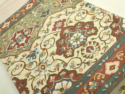 平和屋本店●極上　明綴れ　袋帯　花唐草　金糸　逸品　DZAB6210kh6