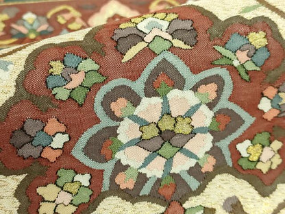 平和屋本店●極上　明綴れ　袋帯　花唐草　金糸　逸品　DZAB6210kh6