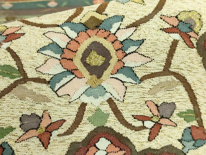 平和屋本店●極上　明綴れ　袋帯　花唐草　金糸　逸品　DZAB6210kh6