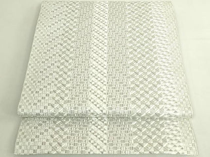 平和屋本店●極上　本場筑前博多織　八寸名古屋帯　切子　逸品　DZAB6216kh6
