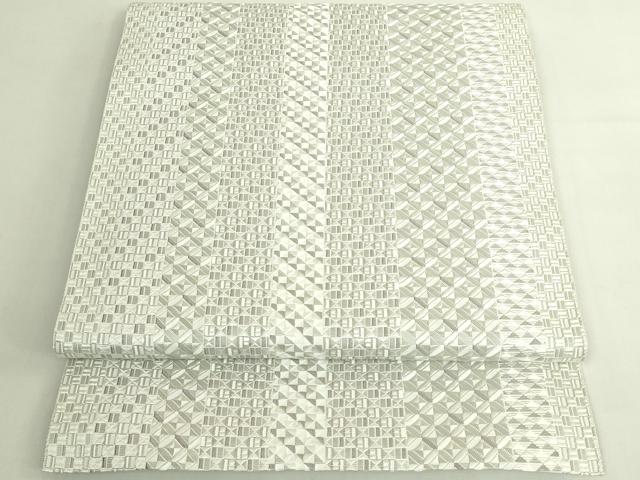 平和屋本店●極上　本場筑前博多織　八寸名古屋帯　切子　逸品　DZAB6216kh6