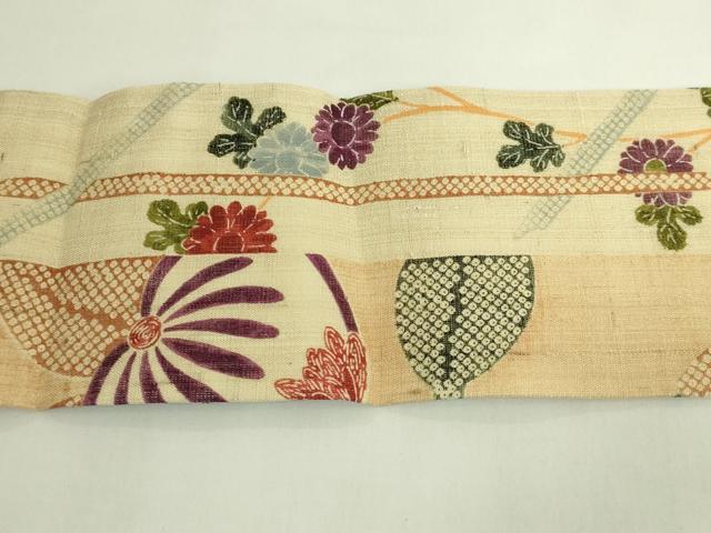 平和屋本店＊極上 夏物 摺型友禅 京都 多ち花 九寸名古屋帯 橘 逸品 DZAB6218kh6