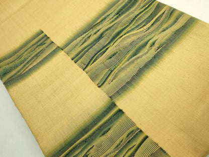 平和屋本店●極上　伝統工芸士　曽根武勇　太鼓柄袋帯　霞文　逸品　DZAB6252kh6