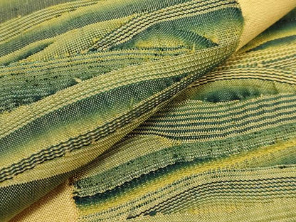平和屋本店●極上　伝統工芸士　曽根武勇　太鼓柄袋帯　霞文　逸品　DZAB6252kh6