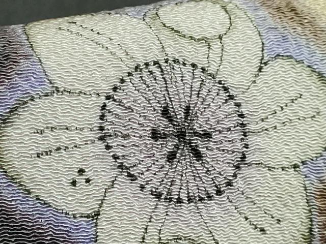 平和屋本店●極上　二代目　久保田一竹　幻の辻が花　九寸名古屋帯　鬼しぼ縮緬　逸品　DZAB6282kh6