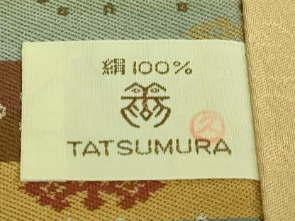 平和屋着物●極上　 龍村美術織物　九寸開き名古屋帯　天平段文　逸品　DZAB6287kh6