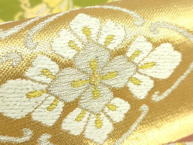 平和屋本店●極上　龍村美術織物　たつむら　六通柄　本袋帯　唐織　祭礼飾金文　逸品　DZAB6289kh6