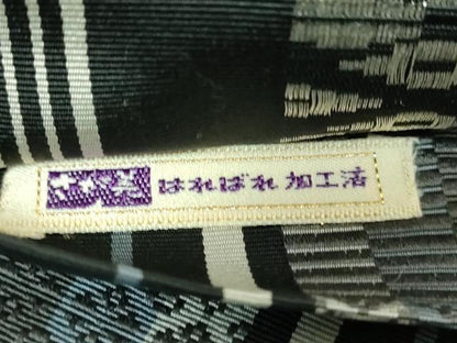 平和屋着物●極上　本場筑前博多織　両面　全通柄袋帯　唐草間道　献上　さが美扱い　逸品　DZAB6292kh6