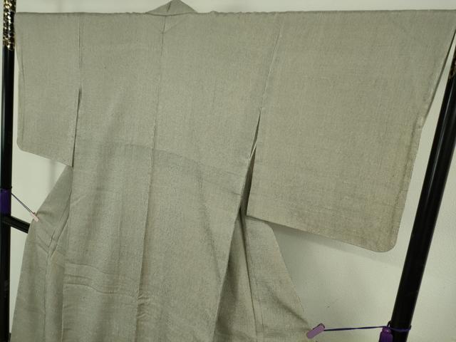 平和屋本店●極上　京都祇園の老舗　ぎをん齋藤　紬　縞　たとう紙付き　逸品　未使用　DZAB6318kh6