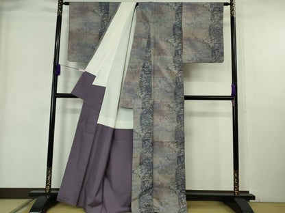 平和屋着物●極上　都喜ヱ門　本場大島紬　7マルキ　貴璃呼　草花間道　藤絹織物謹製　証紙付き　逸品　DZAB6333kh6