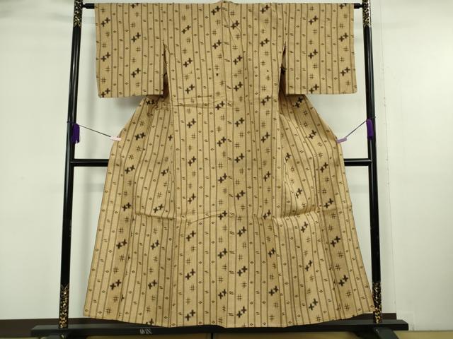 平和屋着物＊極上 夏物 芭蕉布 ばしゃぎん 残布付き 逸品 DZAB6339kh6