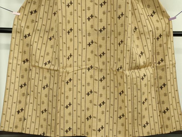 平和屋着物＊極上 夏物 芭蕉布 ばしゃぎん 残布付き 逸品 DZAB6339kh6