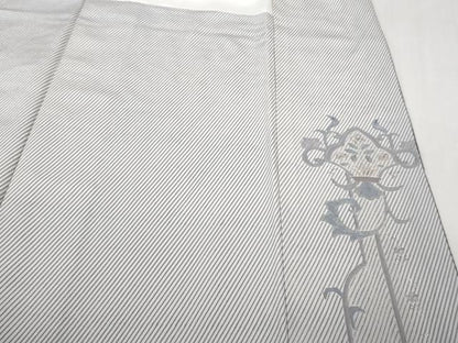 平和屋本店●極上　銀座もとじ 中国三大刺繍 スワトウ刺繍 翠山刺繍　総刺繍　訪問着　洋花文　暈し染め　たとう紙付き　逸品　DZAB6378kh6