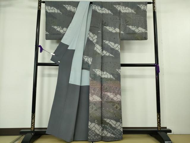 平和屋本店●極上　中国三大刺繍 スワトウ刺繍 汕頭刺繍 相良刺繍 訪問着 鳳凰名物裂花文　暈し染め　金糸　さが美扱い　逸品　DZAB6380kh6