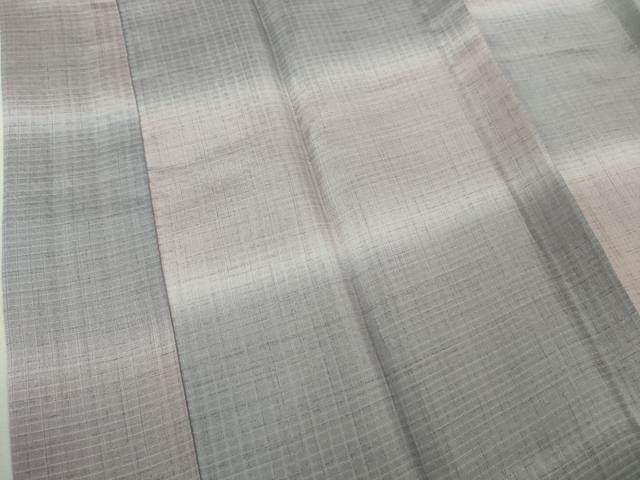平和屋着物●上質な長襦袢　単衣　横段文　反端付き　逸品　未使用　DZAB6384kh6