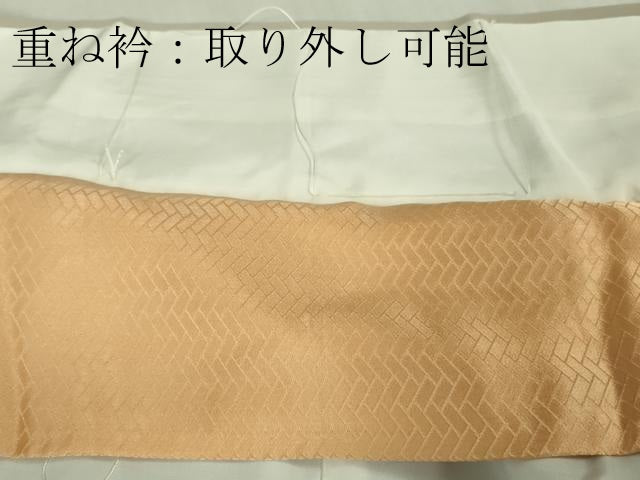 平和屋本店●極上　創業460年・千總　色留袖　駒刺繍　道長吉祥花文　練色地　金彩　大丸扱い　逸品　未使用　DZAB6391kh6