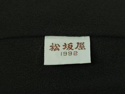 平和屋本店●極上　創業460年・千總　黒留袖　駒刺繍　吉祥花文　金彩　松坂屋扱い　逸品　DZAB6392kh6