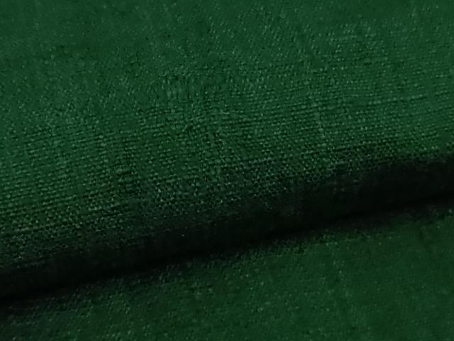 平和屋本店●極上　浦野理一　経節紬　色無地　濃い鉄色　逸品　DZAB6399kh6