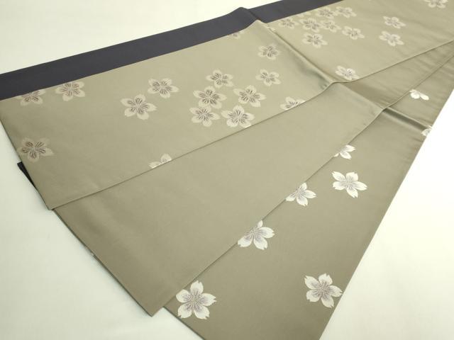 平和屋着物●極上　世界的人形師　辻村寿三郎　ジュサブロー　六通柄袋帯　舞桜　銀糸　逸品　DZAB6403kh6