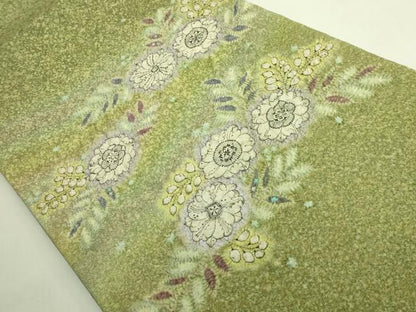 平和屋本店●最高級　初代　久保田一竹　幻の辻が花　太鼓柄袋帯　金通し地　逸品　DZAB6413kh6
