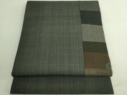 平和屋本店●極上　Maru　Factory　丸山正　太鼓柄袋帯　紬地　逸品　DZAB6427kh6