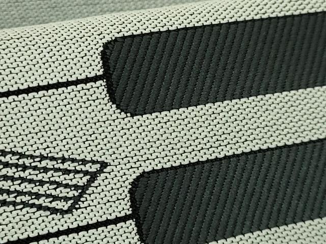 平和屋着物●極上　九寸名古屋帯　ピアノ　音符　黒地　逸品　DZAB6430kh6
