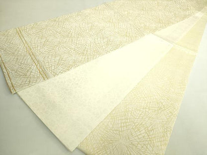 平和屋本店●極上　龍村美術織物　たつむら　全通柄袋帯　敷松葉　金糸　逸品　DZAB6450kh6
