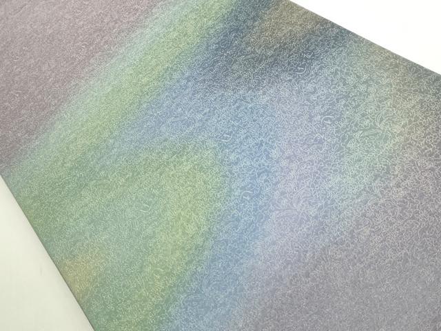 平和屋着物●極上　久保田一竹　幻の辻が花　太鼓柄袋帯　金通し地　逸品　DZAB6470kh6