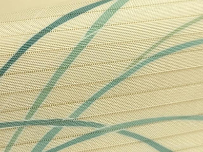 平和屋着物＊極上 夏物 絽塩瀬 九寸名古屋帯 友禅 作家物 草花文 薄い砥粉色地 逸品 DZAB6473kh6