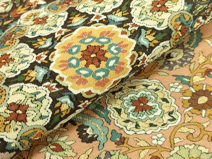 平和屋本店●極上　明綴れ　袋帯　正倉院花文　金糸　逸品　未使用　DZAB6476kh6