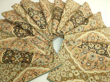 平和屋本店●極上　明綴れ　袋帯　正倉院花文　金糸　逸品　未使用　DZAB6476kh6