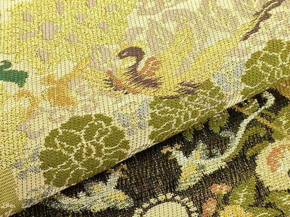 平和屋着物●極上　山口美術織物　皇室　伊勢神宮御用　西陣織　六通柄袋帯　御鏡大牡丹文　金銀糸　逸品　DZAB6481kh6