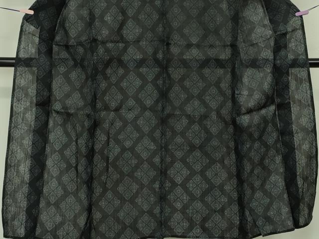 平和屋本店＊極上　夏物　重要無形文化財　本場宮古上布　苧麻　菱文　逸品　DZAB6503kh6
