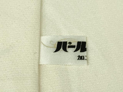 平和屋本店●極上　中国三大刺繍　スワトウ刺繍　汕頭刺繍　訪問着　人物風景花文　象牙色地　暈し染め　金糸　逸品　DZAB6515kh6