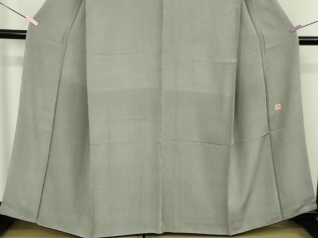 平和屋本店●極上 重要無形文化財 人間国宝伊勢型紙縞彫師 児玉博 江戸小紋 極微塵縞31本 藍鉄×利休白茶色 やまと 逸品 未使用DZAB6516kh6