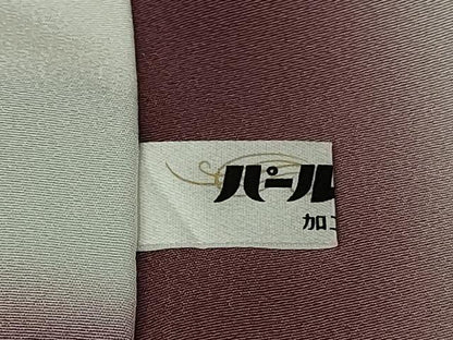 平和屋本店●極上　洛楽人工房　国兼屋　訪問着　舞桜　花弁　黒地　鬼しぼ縮緬　ロング丈　逸品　DZAB6518kh6