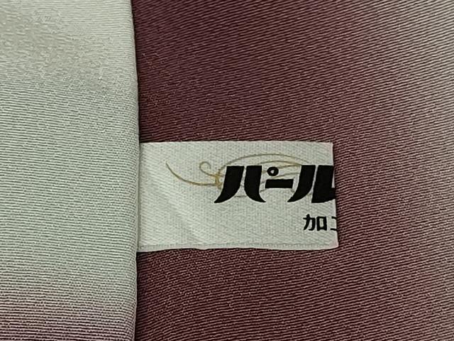 平和屋本店●極上　洛楽人工房　国兼屋　訪問着　舞桜　花弁　黒地　鬼しぼ縮緬　ロング丈　逸品　DZAB6518kh6