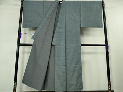平和屋本店●極上　男性　都喜ヱ門　本場大島紬　アンサンブル　特殊絣　藤絹織物謹製　長羽織　羽裏・虎　証紙付き　逸品　DZAB6526kh6