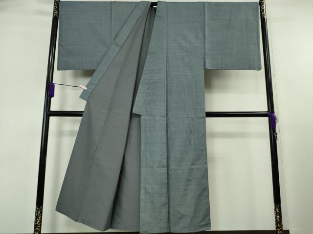 平和屋本店●極上　男性　都喜ヱ門　本場大島紬　アンサンブル　特殊絣　藤絹織物謹製　長羽織　羽裏・虎　証紙付き　逸品　DZAB6526kh6