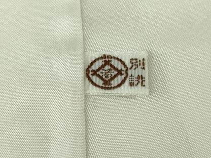 平和屋本店●極上　創業460年・千總 訪問着 駒刺繍 吉祥花文 蜂蜜色地　暈し染め　金彩　松坂屋扱い　反端付き　逸品　未使用　DZAB6551kh6