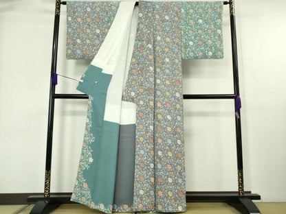 平和屋本店●極上　創業460年・千總　訪問着　花唐草文　高島屋扱い　逸品　DZAB6552kh6