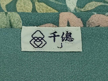 平和屋本店●極上　創業460年・千總　訪問着　花唐草文　高島屋扱い　逸品　DZAB6552kh6