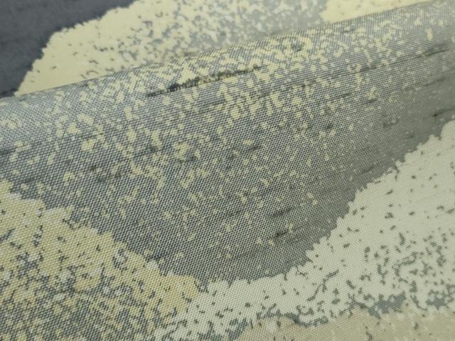 平和屋本店●極上　石川県指定無形文化財　牛首紬　白山工房　手織り　訪問着　作家物　重ね山　逸品　未使用　DZAB6558kh6