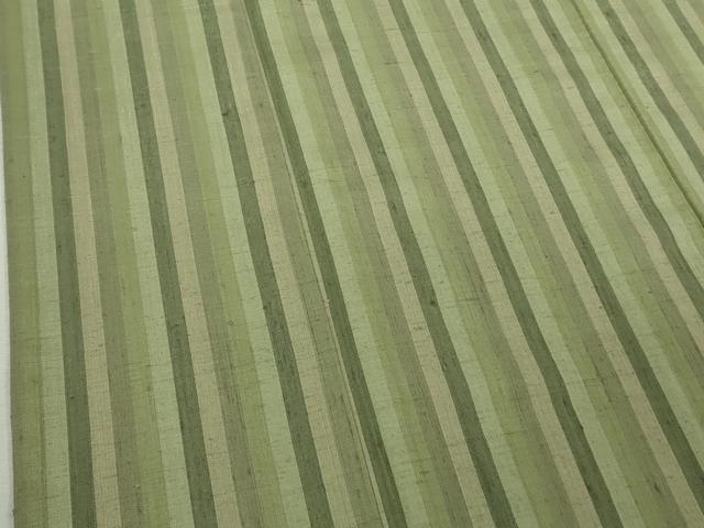 平和屋着物●極上　本場結城紬　重要無形文化財　間道　逸品　DZAB6562kh6